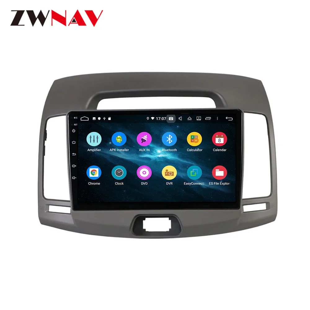 2 din pantalla IPS Android 9.0 Coche reproductor Multimedia Para Hyundai Elantra 2006-2012 car audio radio estéreo GPS navi Wifi jefe de la unidad de 2