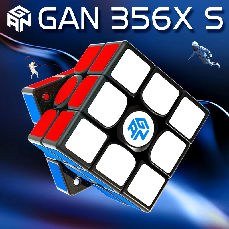 GAN356 X Magnético de Velocidad Gan Cubo 3x3 Profesional Stickerless Magic Puzzle de Cubos de GAN356X S 3x3x3 Imanes Cubo de 3x3x3 Gan 356 xs 2