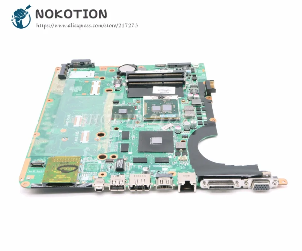 NOKOTION 580974-001 DA0UP6MB6F0 Para HP Pavilion DV7 DV7T DV7-2000 de la Placa base del ordenador Portátil GT230M 1 gb Libre de la CPU 2