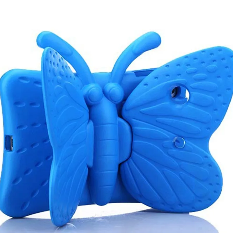 Para el iPad Air 3 10.5 EVA Lavable a prueba de golpes Caso A2152/A2123/A2153/A2154 niños los Niños de dibujos animados de mariposas Soporte de la Cubierta de la Tableta 2