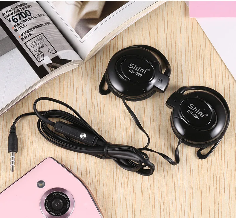 Para xiaomi conector de 3,5 mm con cable hi-fi estéreo de deportes auricular con cable de subwoofer auricular auricular ajustable auriculares 2