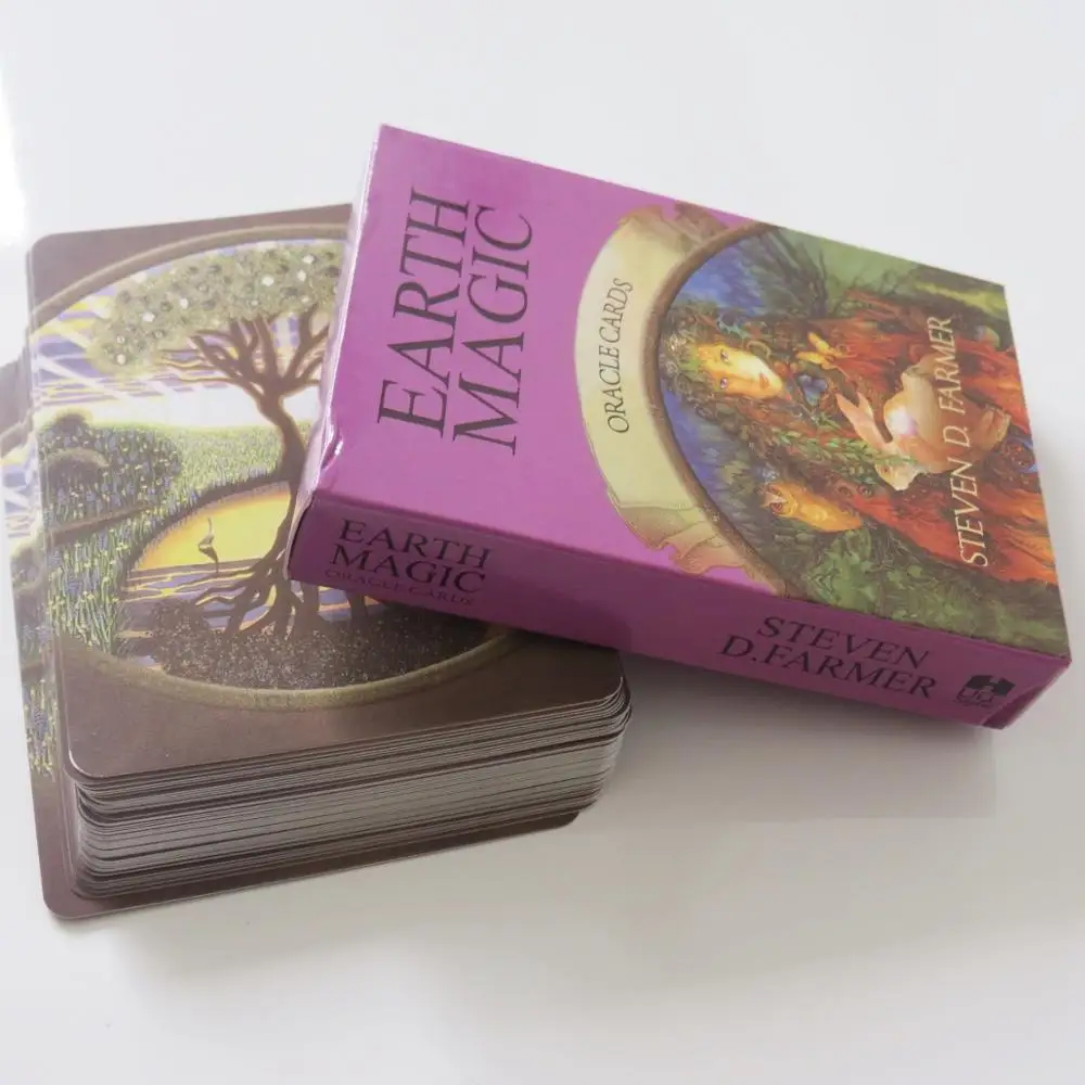 Nuevo Tarot, oráculos de la cubierta misterioso adivinación, magia de la tierra oráculos tarjetas para las mujeres de las niñas juego de cartas de juego de mesa 2