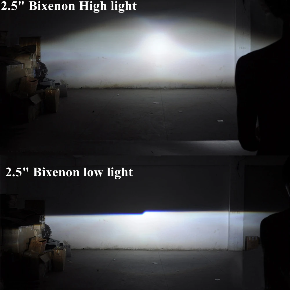 2.5 pulgadas mini h1 Bi xenón hid lente del Proyector del RGB de la aplicación Bluetooth led ojos de ángel de la cubierta de la máscara de montaje de automóviles para h1 h4 h7 toyota ford 2