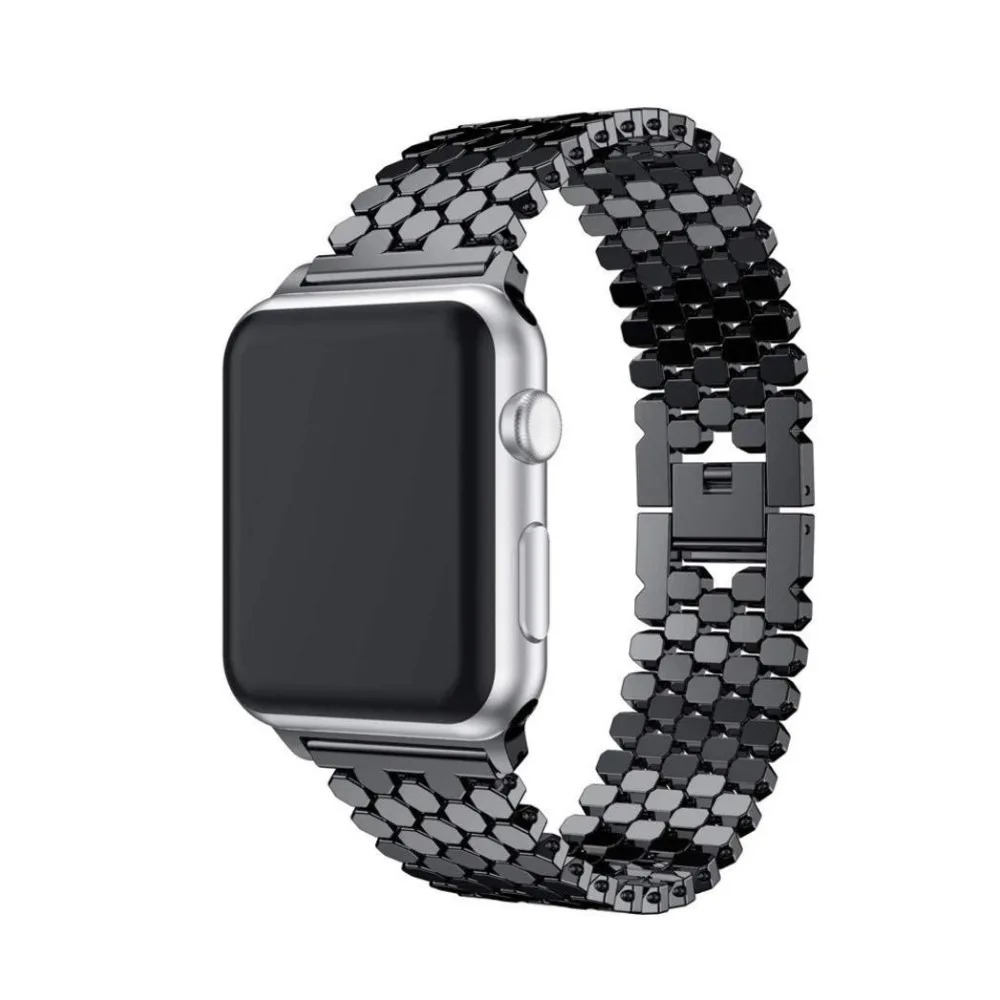 Banda de acero inoxidable para el Apple Watch de la Serie 6 se 5 4 3 2 1 38 MM 42 MM Correa de Repuesto Para el iwatch de 40 mm, de 44 mm de milanesa Accesorios 2