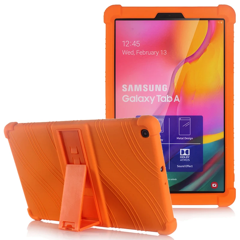 Caso para Samsung Galaxy Tab 10.1 2019 T510 S6 Lite 10.4 P610 T290 S5E 10.5 T720 A7 T500 Suave de Silicona a prueba de Golpes a los Niños de la Cubierta 2