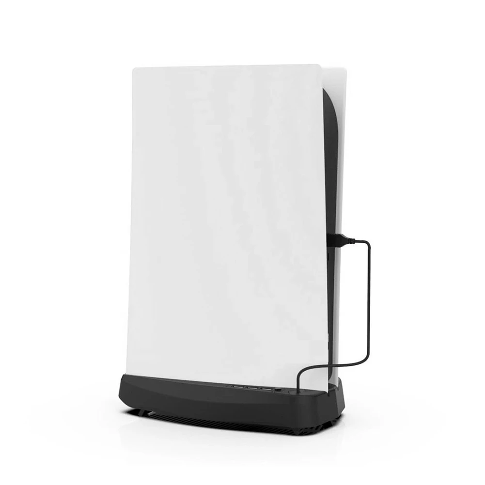 Para PS5 Vertical Stand de Refrigeración de Doble Ventilador de Refrigeración Enfriador con 3 Puertos USB para SONY Playstation 5 de Juego de Consola Titular del Disipador de Calor 2