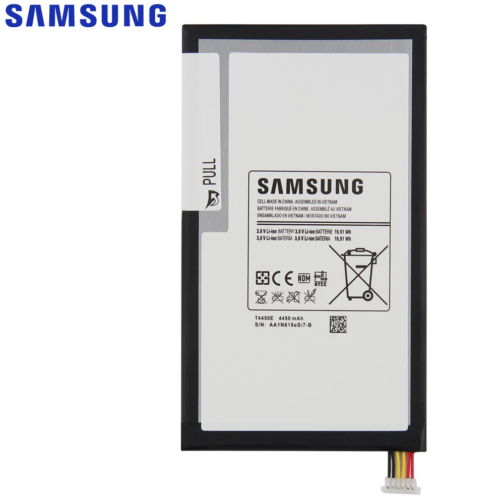 Original de la Reemplazo Batería Samsung Galaxy Tab 3 8.0 T315 T310 T311 T4450C Genuino de la Tableta de la Batería T4450E 4450mAh 2