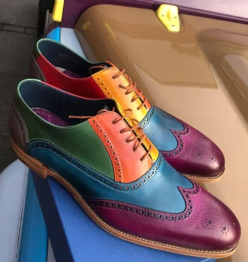 Los Zapatos de los hombres de Alta Calidad de Cuero de la Pu de la Moda Nueva de Diseño Elegante Monje de la Correa del Zapato Casual Formal de Oxford, Zapatos Zapatos De Hombre HB001 2