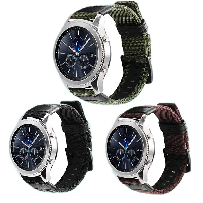 Reloj de la Correa de Nylon para Samsung Galaxy Reloj 3 41 mm 45 mm 42 mm 46 mm pulsera de Deportes para Samsung Galaxy Reloj Active 2 44 mm 40 mm 2