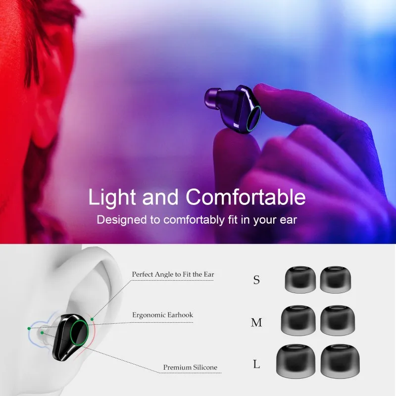2020 Nuevas TWS Inalámbrica Bluetooth Auriculares 9D HIFI Auriculares Estéreo de Auriculares Con 4000mAh de caja de Carga de los Deportes de la prenda Impermeable Auriculares 2