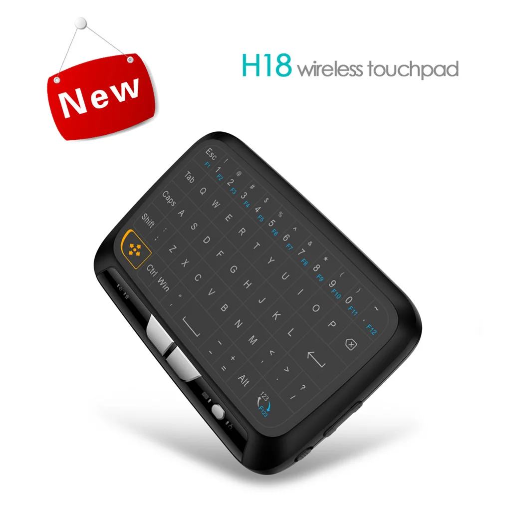 Reemplazo para Android TV BOX PC Wireless Air Mouse Mini Teclado Completo de la Pantalla Táctil de 2.4 GHz Teclado Touchpad 2