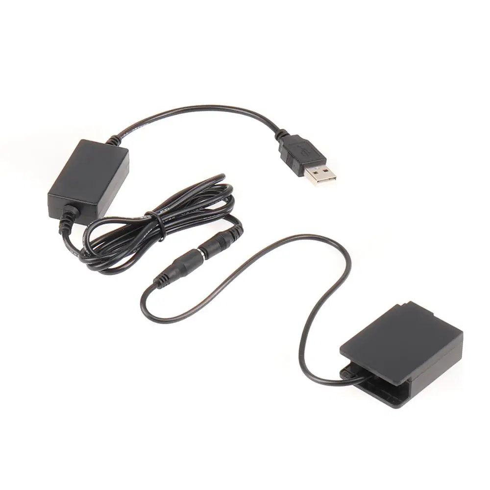 DMW-BLC12 Ficticio de la Batería Adaptador de Acoplador de CC 5V 2A Cable USB para Panasonic FZ200 FZ300 FZ1000 FZ2500 G5 G6 G7 G80 G85 GX8 2
