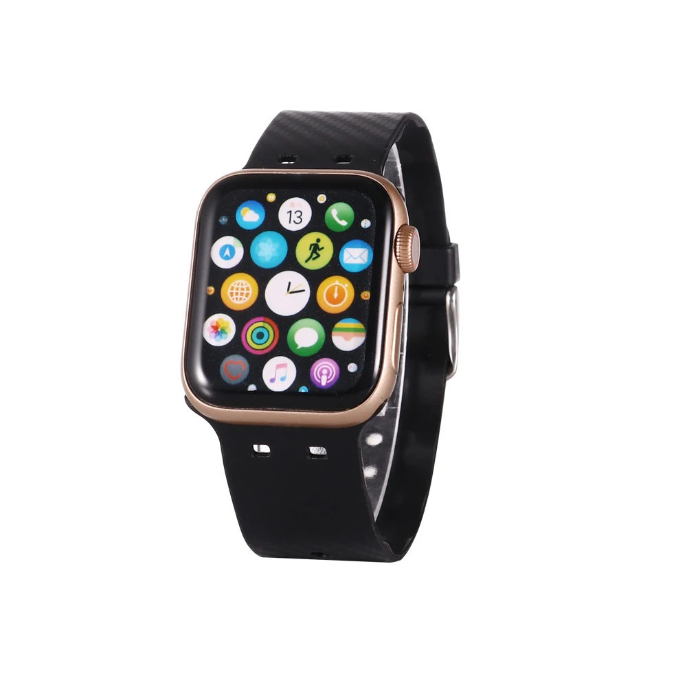De silicona Reloj Inteligente de la Banda para el Apple Watch Se 6 Correa de 44 40 mm Correa Transparente de Acero para el Iwatch Serie 5 4 3 Correa de reloj 42mm38mm 2