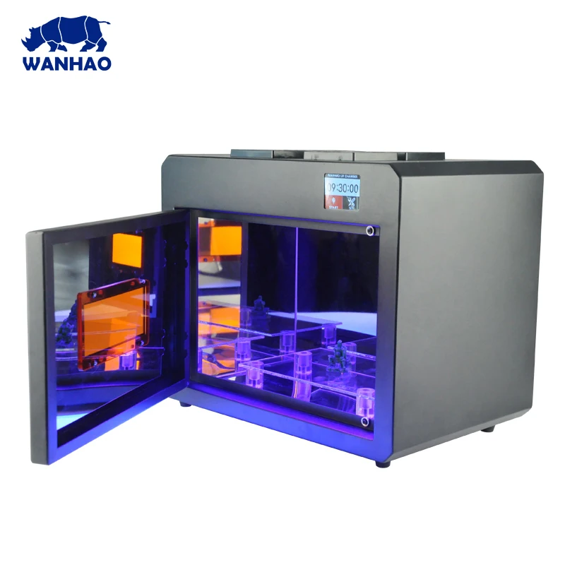 2019 WANHAO Impresora 3D de la nueva versión de Curado UV Cuadro de WANHAO BOXMAN para la venta de curado UV de la cámara de 2