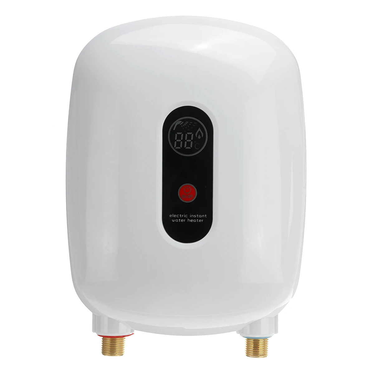 3500W Eléctrico del Calentador de Agua Caliente 3-segundo Hogar la Calefacción de Agua sin Tanque cuarto de Baño Ducha con Control de Temperatura del Calentador 2