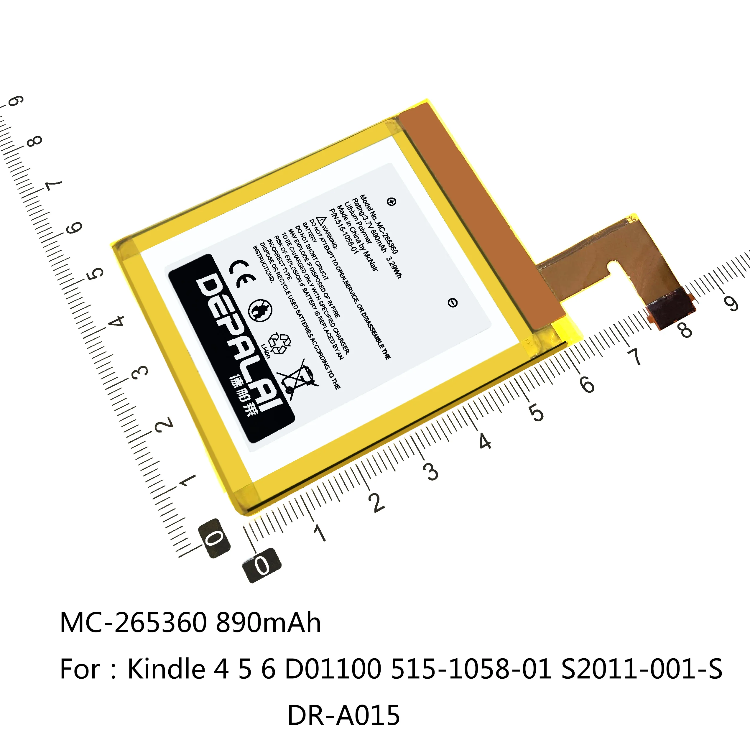MC-265360 MC-347993 MC-308594 de la Batería Para el Kindle de Amazon 4 5 6 D01100 515-1058-01 S2011-001-S DR-A015 Fire HD 7 SQ46CW 5 de SV98LN 2