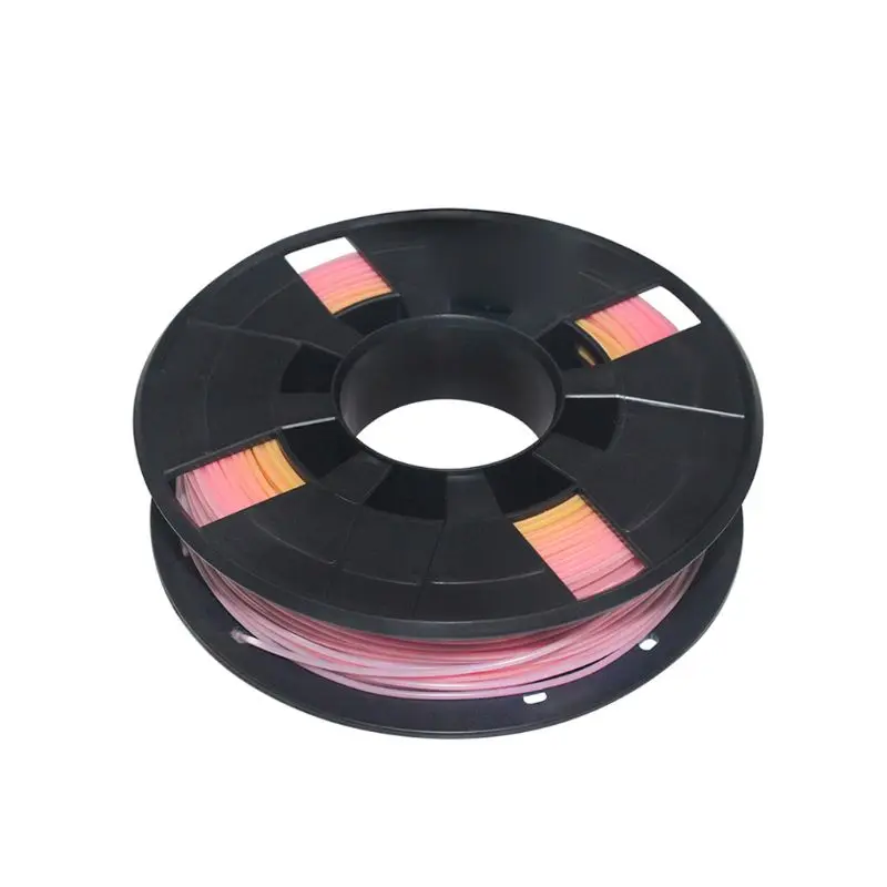 1Pc de la Impresora 3D Parte 0.2 KG 1,75 mm PLA Filamento de la Impresión del PLA Material Colorido Para el Extrusor de la Pluma del arco iris de Plástico de Color al Azar C26 2