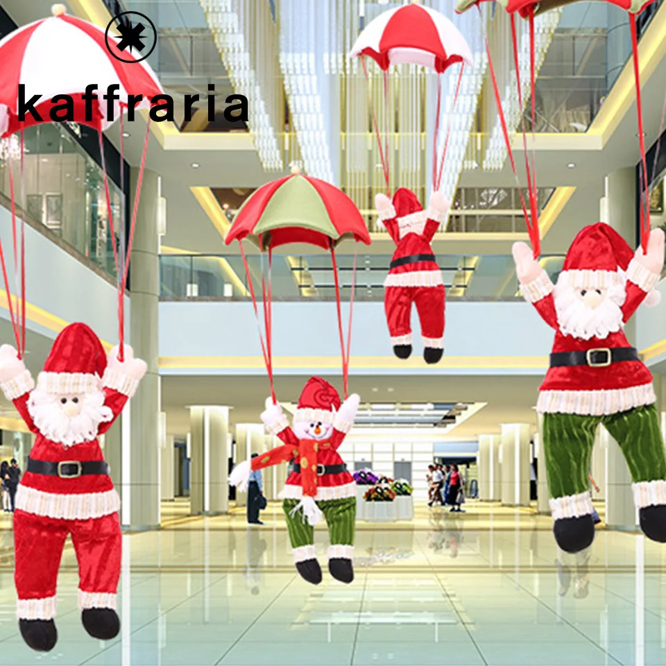 Navidad Decoración De Navidad Anciano Atrio De Colgante De Navidad Colgante De Santa Claus Paracaídas De Navidad Decoración Para El Hogar En 2020 2