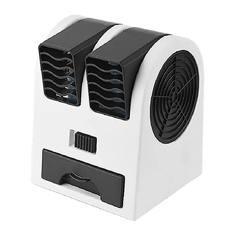 Mini Aire Acondicionado 3-En-1 Ventilador Humidificador Purificador para el Hogar al aire libre/USB/Batería Portátil Alimentado Tranquilo Refrigerador de Aire 2