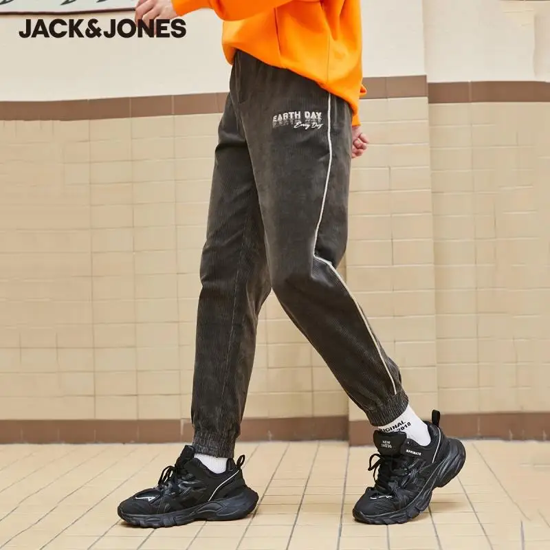 JackJones de los Hombres de Algodón de Pana Deportivo Regular fit Cónica Pantalones Casuales|220314127 2