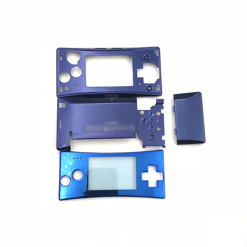 4 en 1 Carcasa de metal Shell Pack para Nintendo GameBoy MICRO GBM Caso, Reparar la Cubierta de la Parte 2