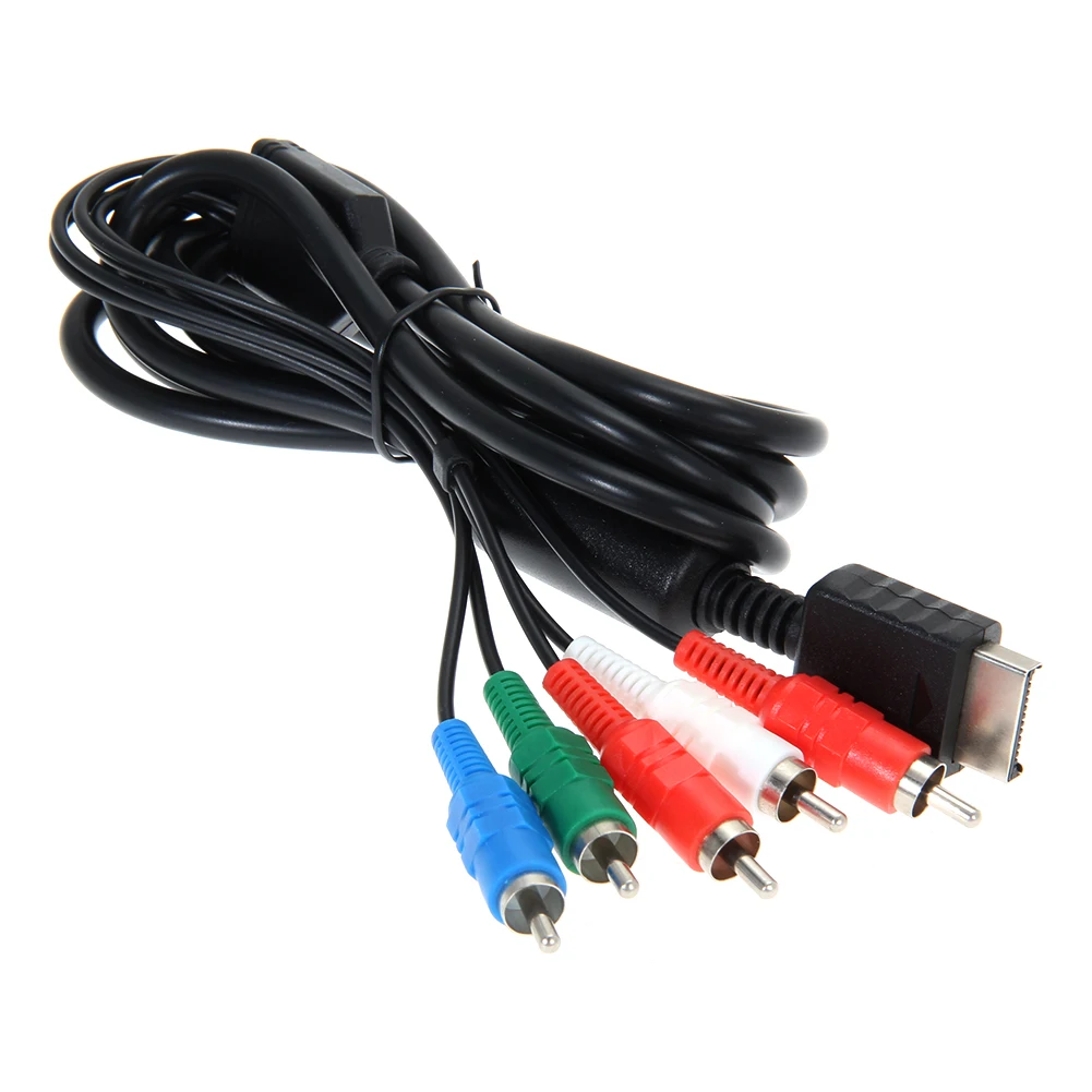 1.8 m/6 PIES HDTV AV Audio Video Cable de Componente de Juego de Cable de Alambre de por Sony para PS2 para PS3 Accesorios Slim Juego de Adaptador de 2