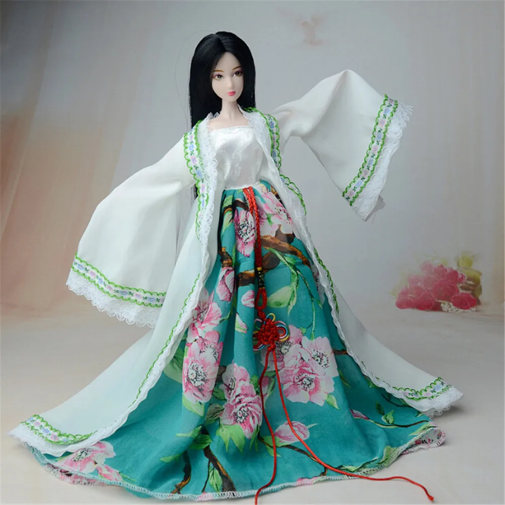 1pcs 2styles la Dinastía China de Vestido de Princesa Para la Ropa de la Muñeca Elegante Muñeca Tradicional 2