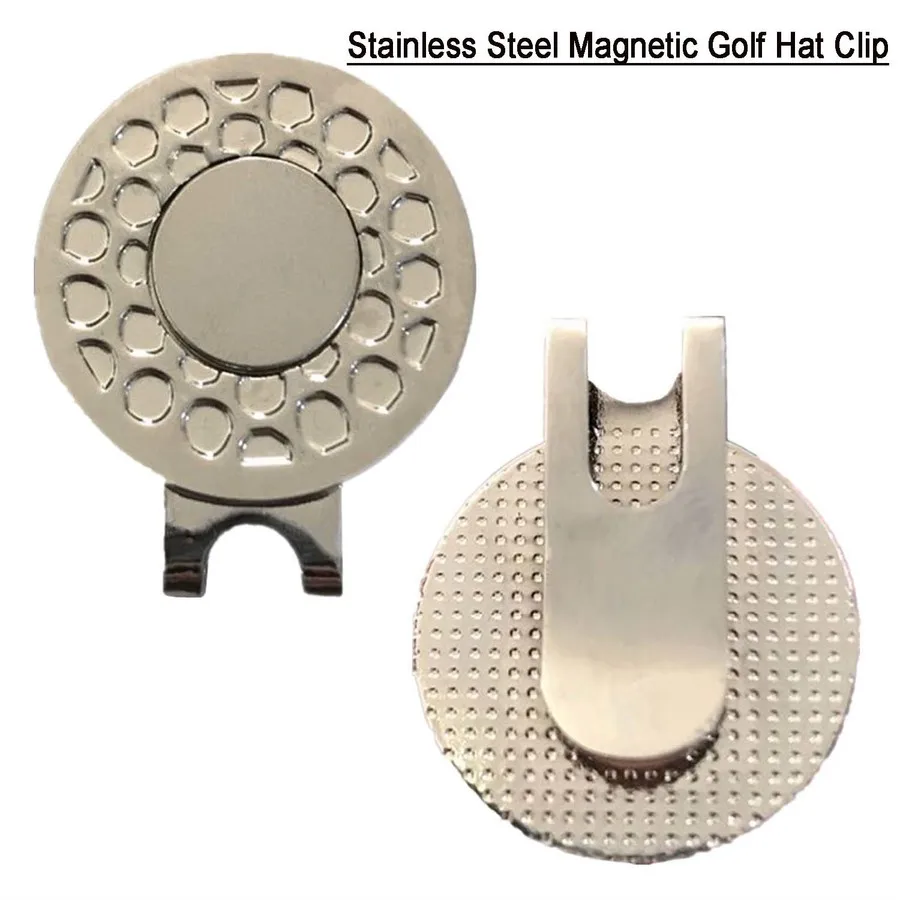 Plata Duradera almacenamiento Removible Marcador de Bolas de Golf Sombrero Clip Valor 6/9 Pack Conjunto se Acopla Fácilmente a los Sombreros de las Gorras de Cinturón 2