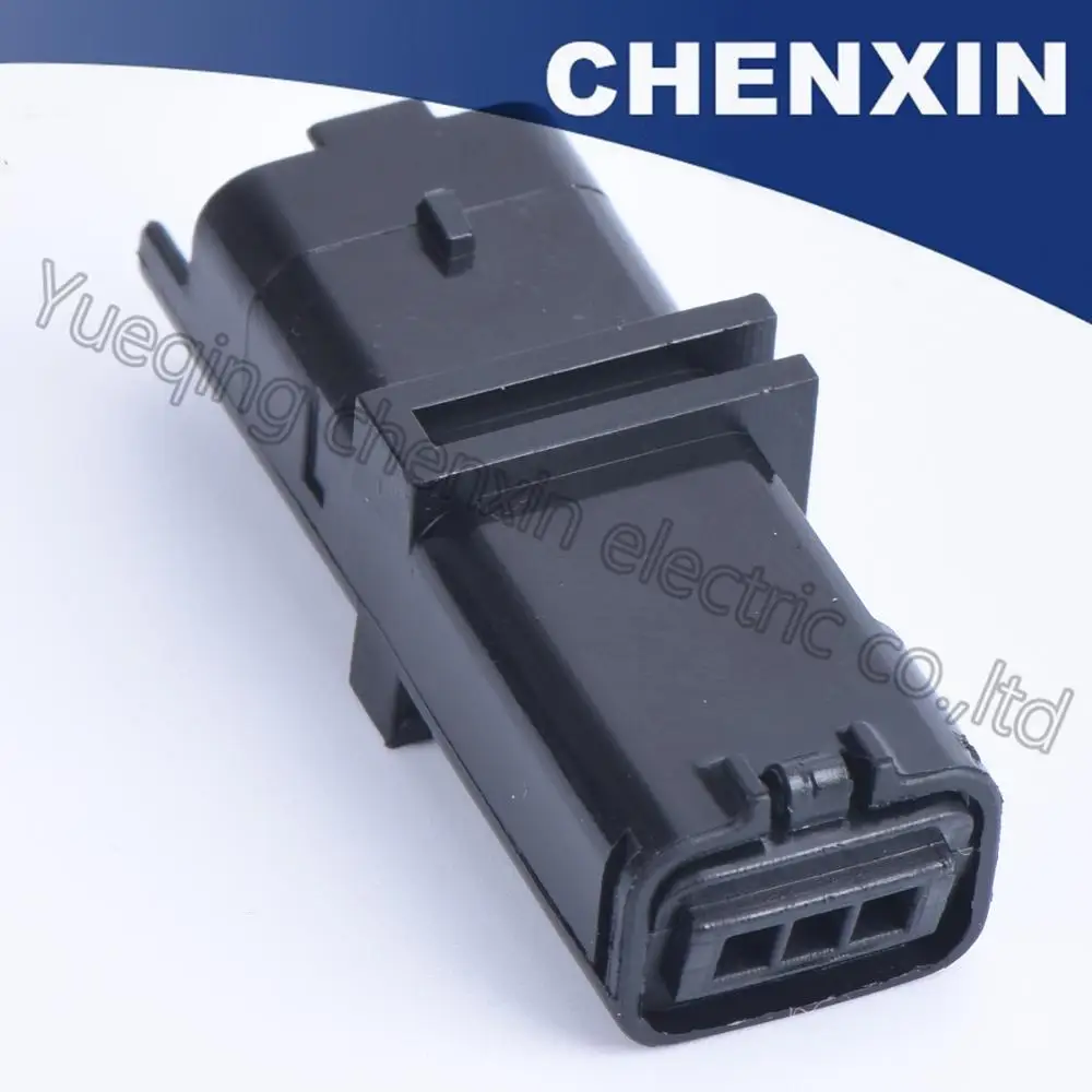 Negro 3 pin Sellado impermeable auto conectores (1.5) masculino 211PL032S0049 Auto accesorios cable de conexión de enchufe del sensor 2
