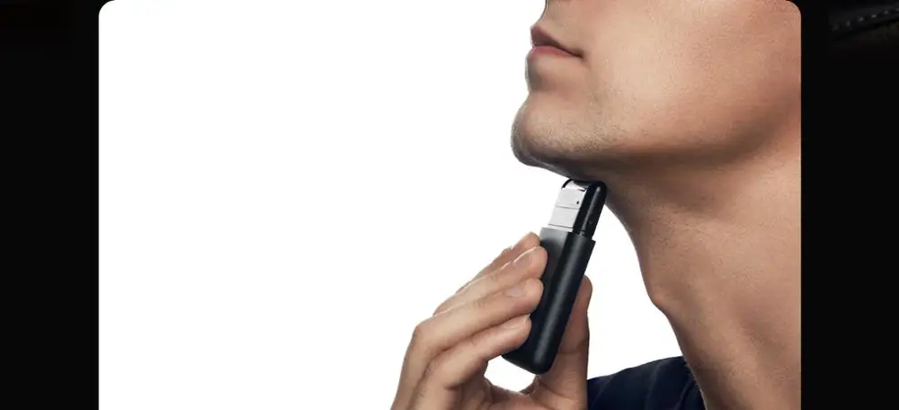 Xiaomi Mijia máquina de afeitar Eléctrica de 2 cuchillas de Afeitar Para los Hombres Portátil Mini máquina de Afeitar Lavable Barba Trimmer USB Recargable Mens Viajes 2