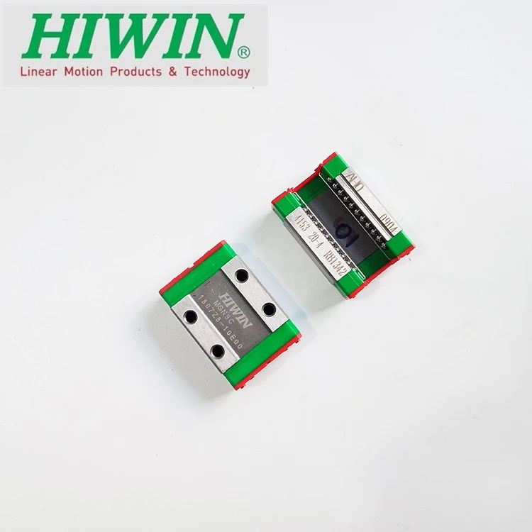 2pcs Original Hiwin guía lineal MGN9 200 250 300 330 350 400 450 500 550 600 mm + 2pcs MGN9C bloques de 12MM MGNR9 ferrocarril CNC router 2