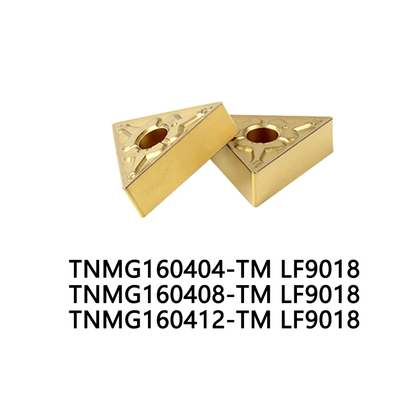 10PCS DESKAR TNMG160404 TNMG160408 TNMG160412 TM LF9018 Herramientas de Torneado del CNC de la cuchilla de torno, fresa mecanizado de piezas de acero 2