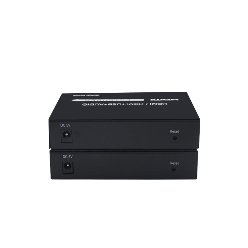 1pair1-canal HDMI a la fibra digital de 1080P HDMI de Fibra Óptica Extensor de Vídeo Video Converter transmisor 1 en 2 HDMI+3USB puerto 2