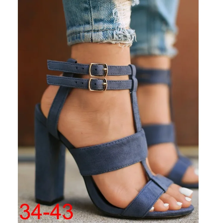 2019Platform Sandalias de los Zapatos de las Mujeres del VERANO del ESTILO de Tacón Alto Casual Dedo del pie Abierto de la Plataforma de Gladiador de la Bagatela Sandalias de Cuñas de Zapatos Para las Mujeres 2