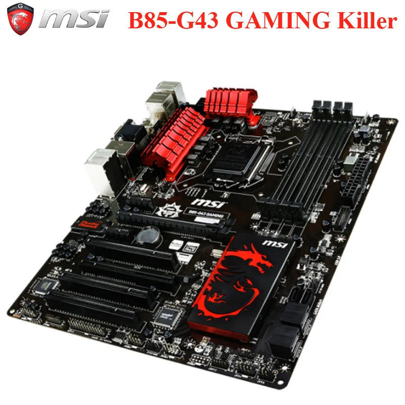 LGA 1150 DDR3 MSI B85-G43 GAMING original de Escritorio de la Placa madre Intel B85 PCI-E 3.0 USB3.0 32 GB de la Copa i7 i5 i3 DDR3 Utiliza la Placa base 2