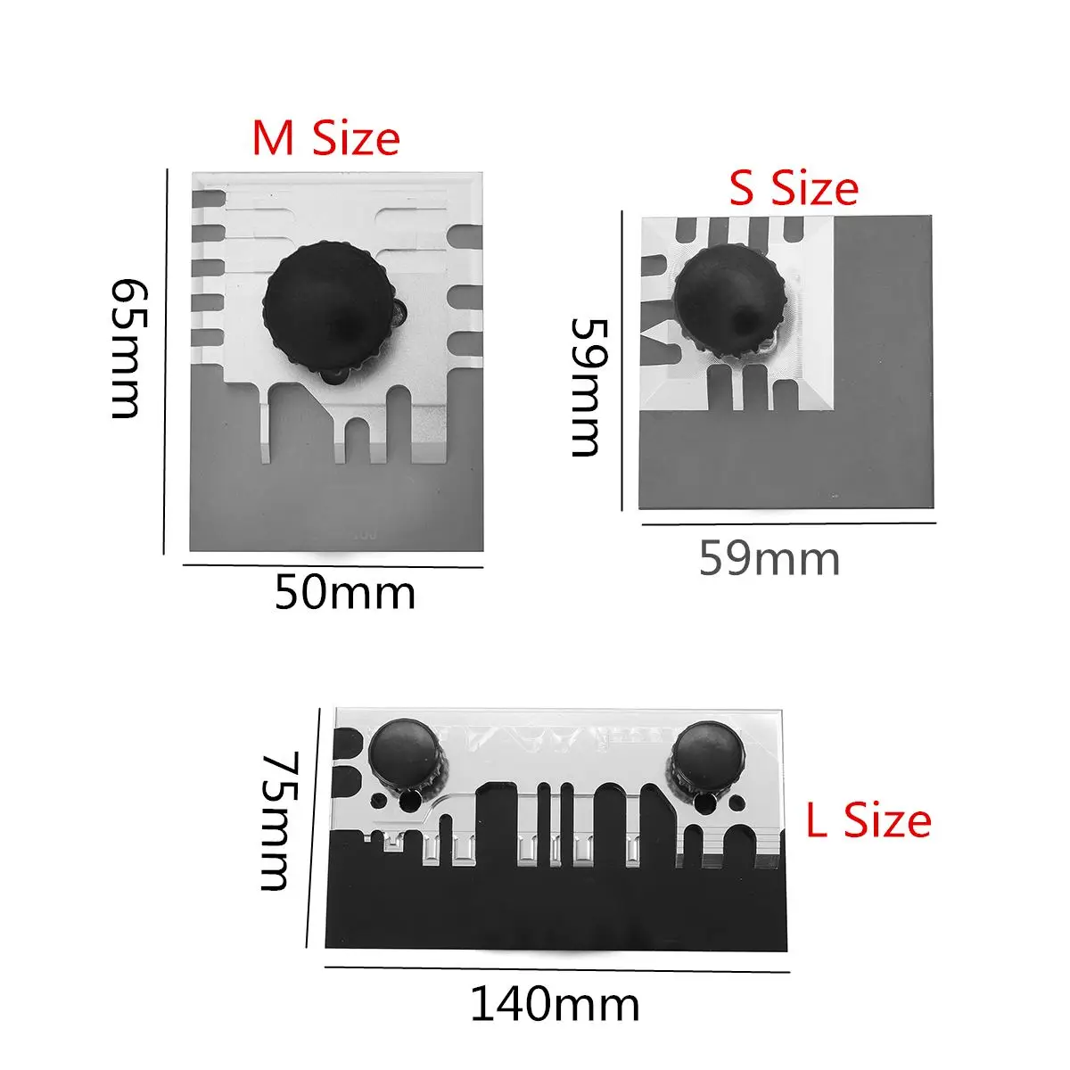 59 mm/65 mm 140mm Mantener y plegable Mini Modelo de la Foto Grabado de la Flexión de la Herramienta de Máquina de Flexión de la Cuchilla de Piezas del Kit de Accesorios 2