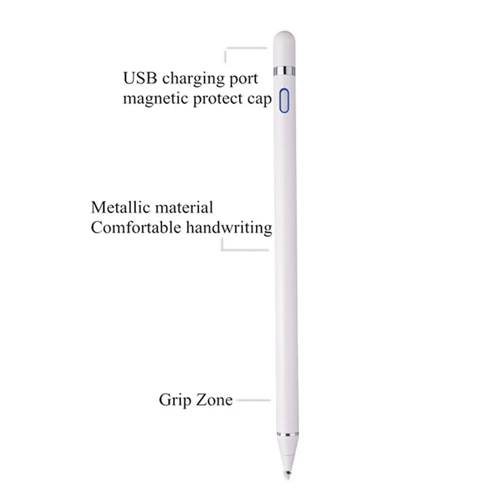 1.45 MM Capacitiva Lápiz óptico Anti-huellas dactilares de la Pantalla Táctil Suave Punta de Dibujo Para Xiaomi iPhone, Tabletas iPad IOSAndroid de Microsoft 2