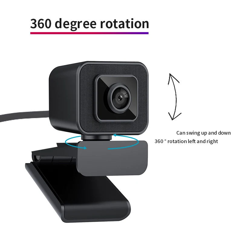 V24 Full HD de Vídeo de cámara web de alta definición de 1080P de la Cámara Webcam USB de Enfoque Manual Equipo Cámara Web Con Micrófono Para PC Portátil 2