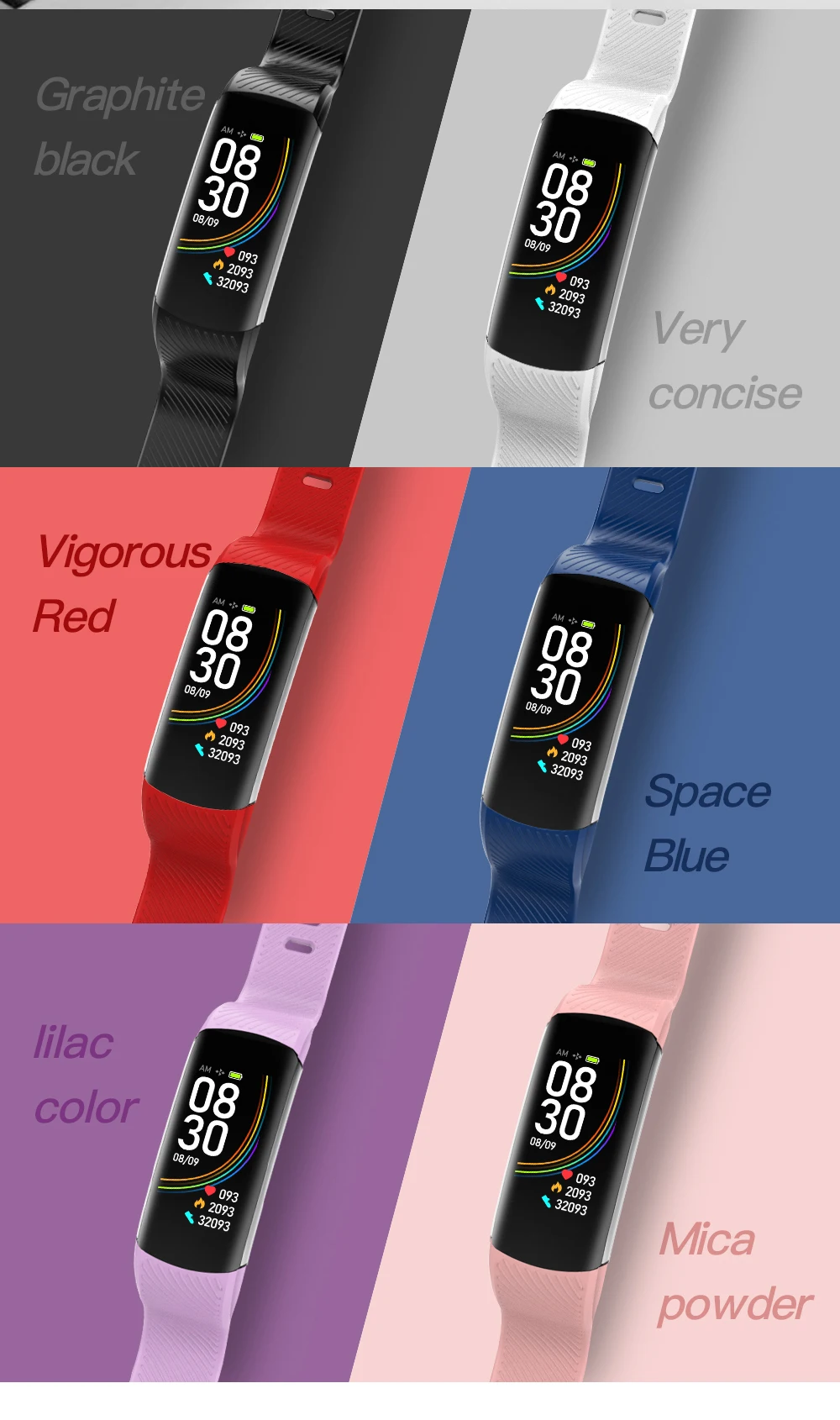 La moda smartwatch mujeres hombres hd smart watch IP67 Impermeable de la pulsera de fitness bluetooth android ios corazón de la tasa de color smart-watch 2