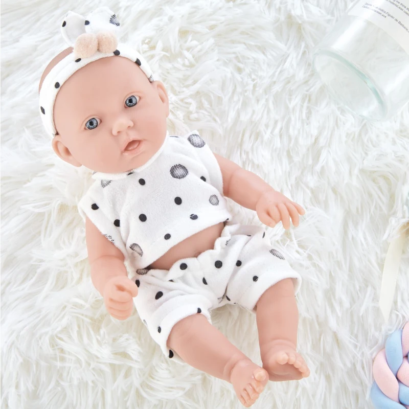 10 Pulgadas Lindo Bebé Reborn Muñecas De Silicona Realista De Los Recién Nacidos Muñeca Juguetes Para Niñas Mini Suave Bebe Reborn Niño Para Regalos De Cumpleaños 2