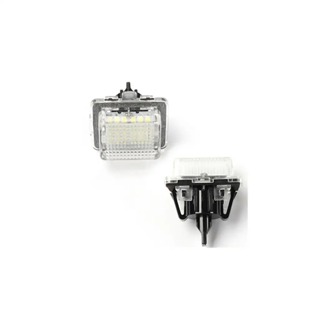 Coche 18 SMD LED Blanco Luz de la Placa de Licencia de la Asamblea Etiqueta de Reemplazo de la Lámpara para Mercedes W204 W221 W212 W216 2