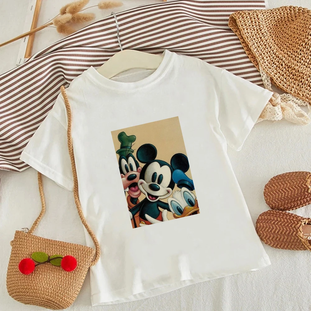 Camiseta niños T Harajuku Todo Stanted con Un Ratón de Mickey Si Puedes soñarlo Puedes Hacerlo Imprimir los Niños T-Shirt Ropa de Bebé 2