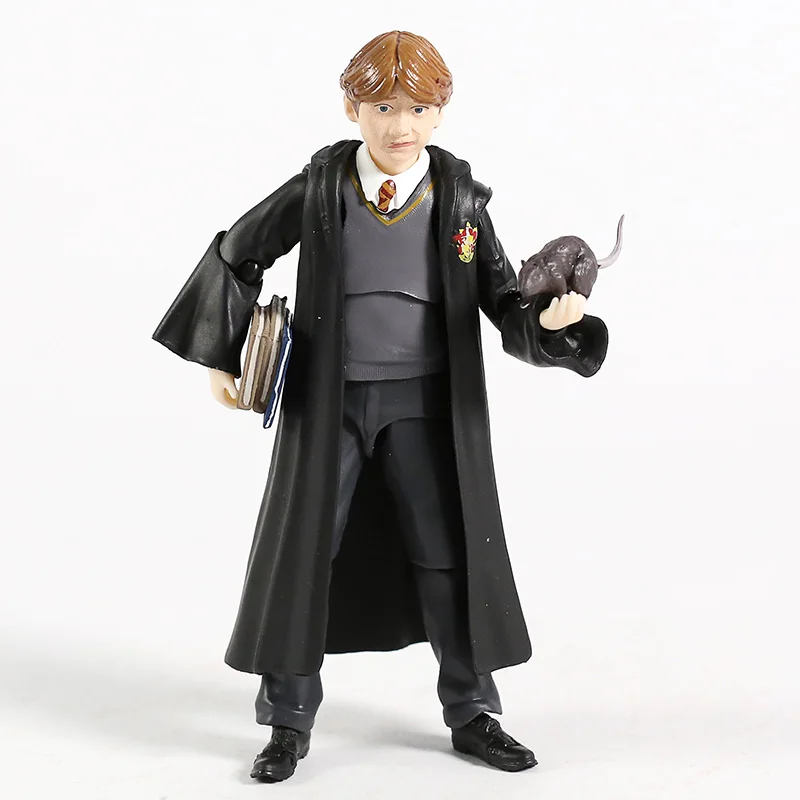 La Piedra filosofal Ron Weasley Hermione Granger PVC Figura de Acción Coleccionable Modelo de Juguete 2