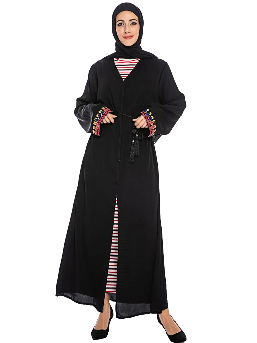 Vetement Mujer 2019 Marruecos Kaftan Túnica Abaia Turco De Impresión Camisa Larga Marroquí Abaiya Las Mujeres Musulmanas 2