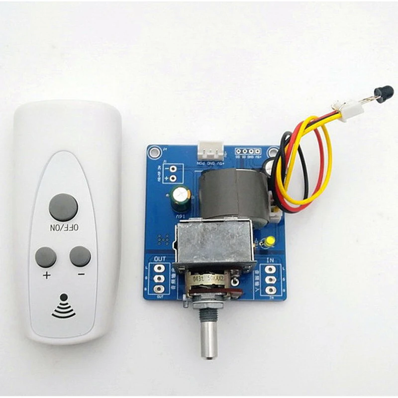 APLS16 Volumen del mando a distancia Ajuste de la Junta Para el Amplificador de Audio del Preamplificador Ajustar Automáticamente El Sonido 2