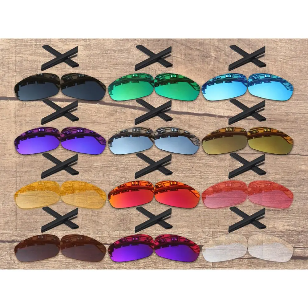 Vonxyz 20+ Opciones de Color Polarizado Lentes de Repuesto y Oídos Calcetines para-Oakley Split Jacket OO9099 Marco 2