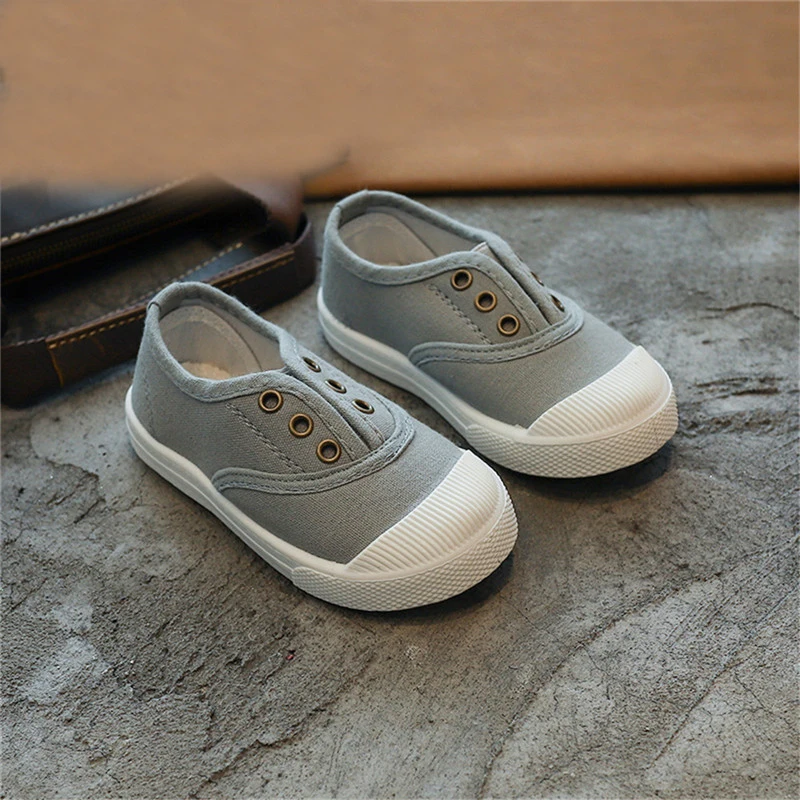 2020 Nuevas de Primavera y Otoño de Niñas y Niños Lienzo Zapatos de Niños Zapatos Retro Classic Single Zapatos para Niños Chaussure Enfant 2