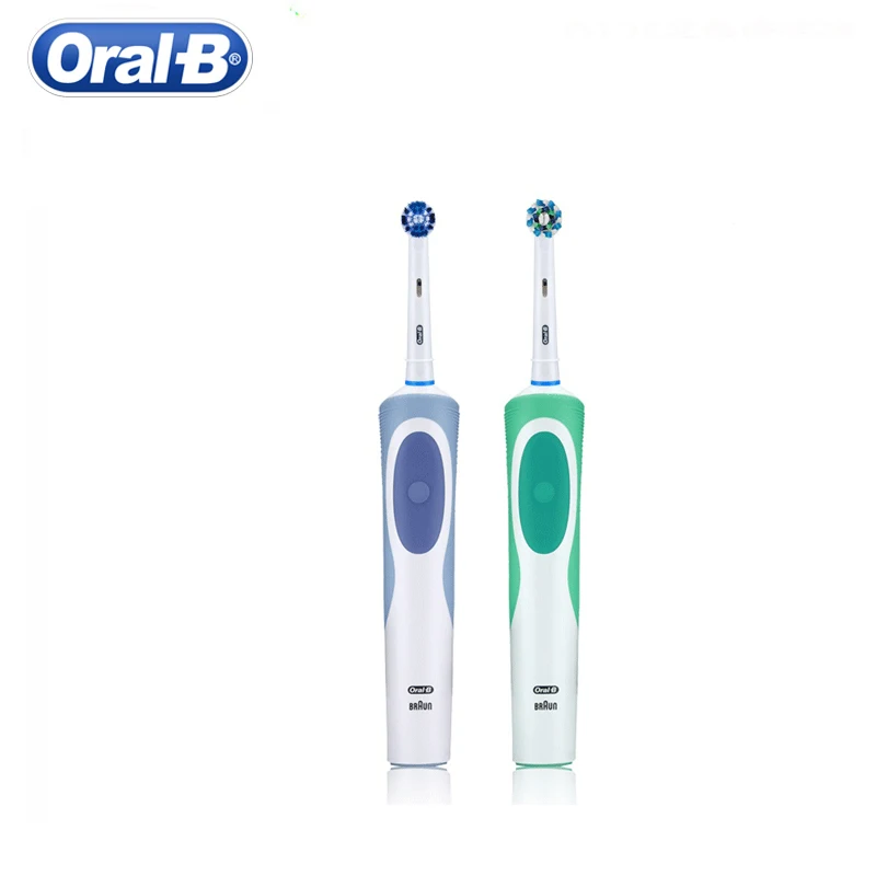 Oral B D12 Cepillo De Dientes Eléctrico Por Ultrasonidos Par De Conjunto De Rotación De Batería Recargable De Vitalidad Cepillo De Dientes Eléctrico Oral Higiene Cabezas 2