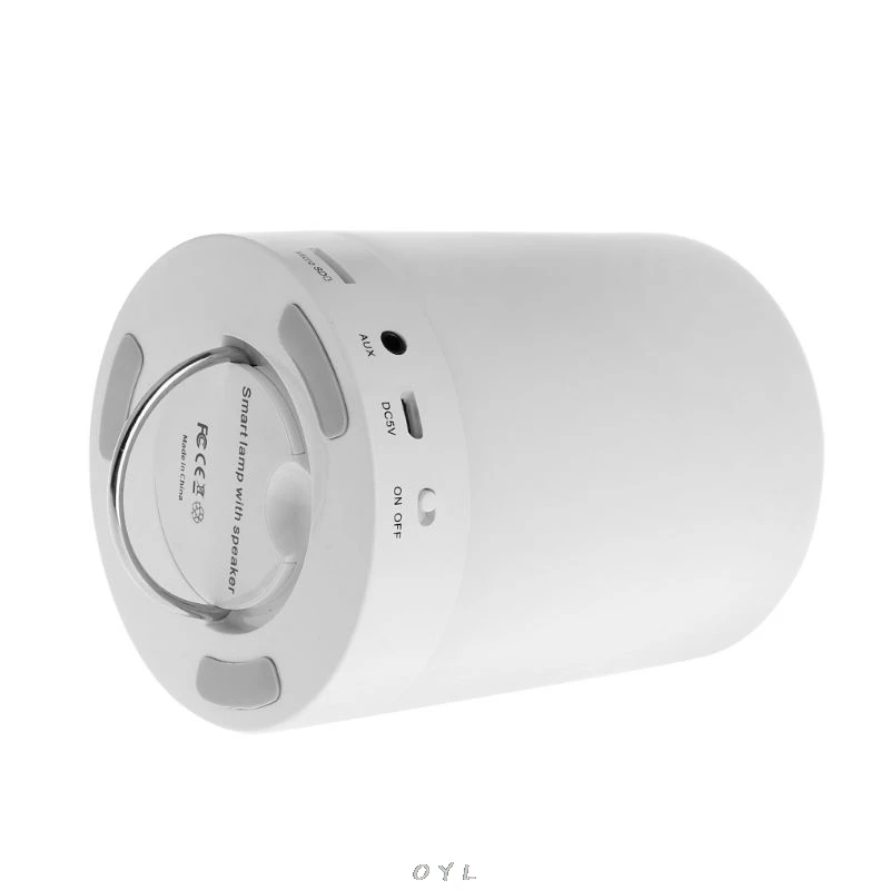 Altavoz Bluetooth Contacto de la Lámpara Magnético Inalámbrico LED lámpara de noche Micrófono Portátil 2