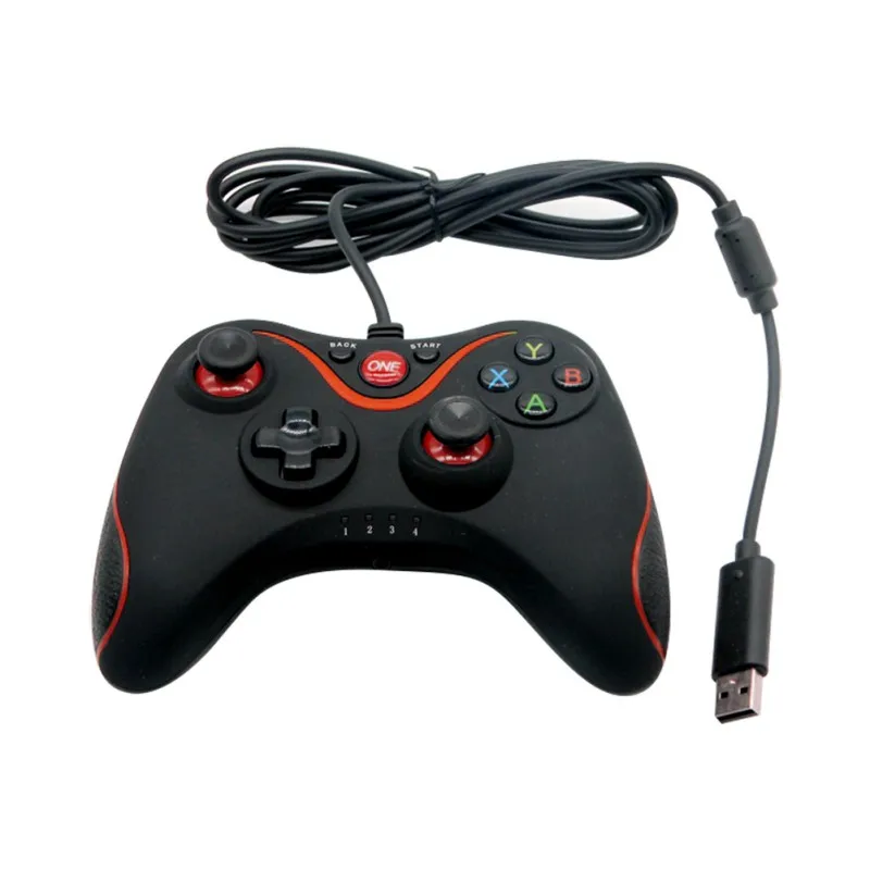 El mando con cable USB Controladores Para Microsoft Xbox Uno Gamepad Controlador para xbox one Slim de Comandos de Windows Joystick 220 cm 2
